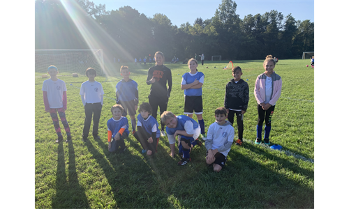 Lincroft Soccer training with special guest coach, Erin Simon from the Houston Dash